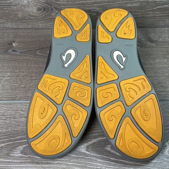 Olukai Nohea Mesh Mens Size 9/EU 42 Dark Shadow Slip On Collapsible Heel Sneaker - Picture 8 of 12